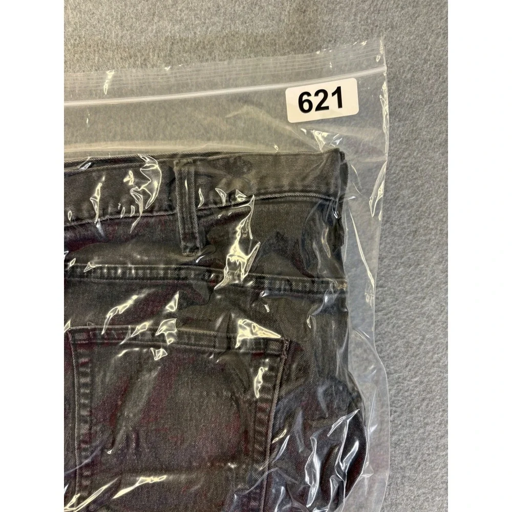 Gap Mens Black Skinny Jeans 38x32 Black Rinse Stretch‎ Denim S/447564-00